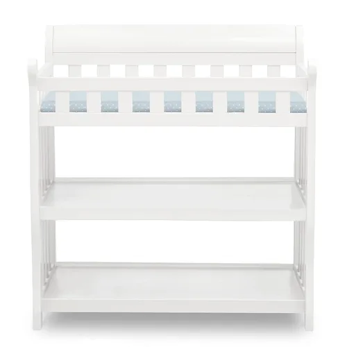 Vista 7 de Delta Children Eclipse - Cambiador con almohadilla, color blanco