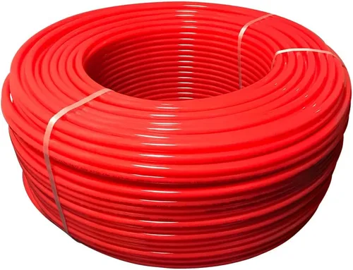 Vista 15 de Pex-A - Tubo PEX de 1 pulgada x 100 pies, tubo de agua flexible para calefacción radiante hidrónico, bobina de tubo PEX de 1 pulgada, rojo