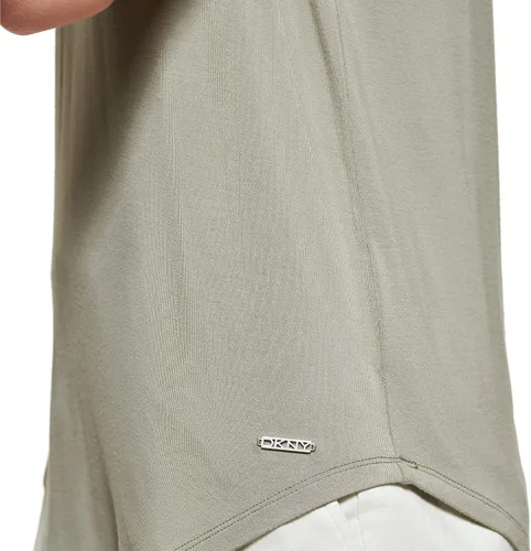 Vista 5 de DKNY Camiseta deportiva de manga abombada estampada para mujer