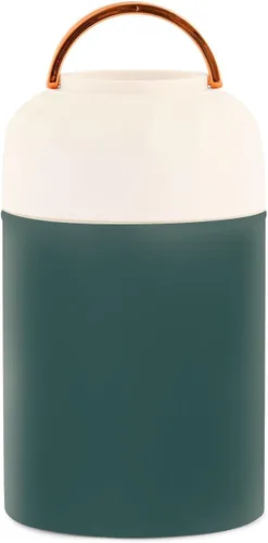 Vista 8 de Corn Flower Blue - Tarro de alimentos aislado para niños y mujeres con cuchara de 17 oz/16.9 fl oz, recipiente de almacenamiento de alimentos