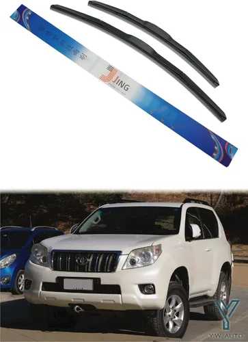 Vista 3 de Front Windshield Three-Section Wiper Blade Set 2 Pack for Prado J150 10-ON (for Prado J150 10-ON 26"+20")