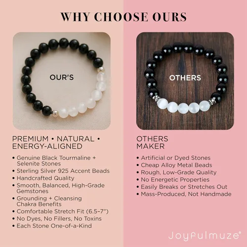 Vista 6 de Curación de cristal hecha a mano de primera calidad, regalo de cuentas de piedras preciosas para hombres y mujeres