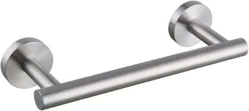Vista 27 de kimzcn Toallero de mano negro mate de 9 pulgadas SUS 304 de acero inoxidable para montaje en pared de baño