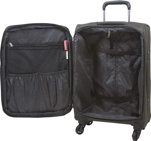 Vista 5 de Dejuno Noir - Juego de maletas con bolsillo para portátil 3 piezas Azul Patchwork 25DJ-626-BLUE