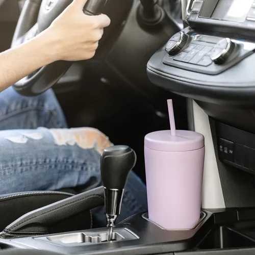 Vista 6 de Hydrapeak Traveler - Vaso aislado de acero inoxidable de 25 onzas, con aislamiento al vacío de doble pared, con tapa y pajilla, vaso aislado al