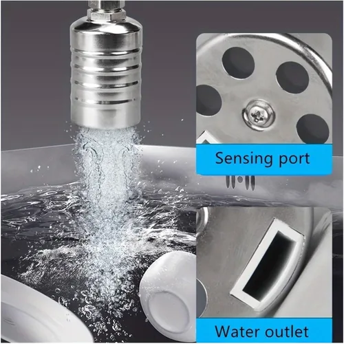 Vista 6 de 1/2" Floating Ball Valve Automatic Water Level Control Stainless Steel Float Tank Tower Shutoff Val