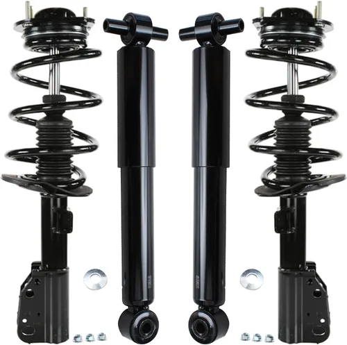 Vista 12 de Detroit Axle - Kit de 4 puntales para Ford Escape 2014-2019, 2 amortiguadores traseros ensamblaje 2 puntales delanteros y resortes helicoidales 2015