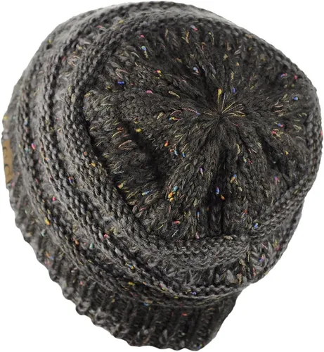 Vista 372 de C.C Trendy Warm Chunky Soft Stretch Cable Knit Beanie