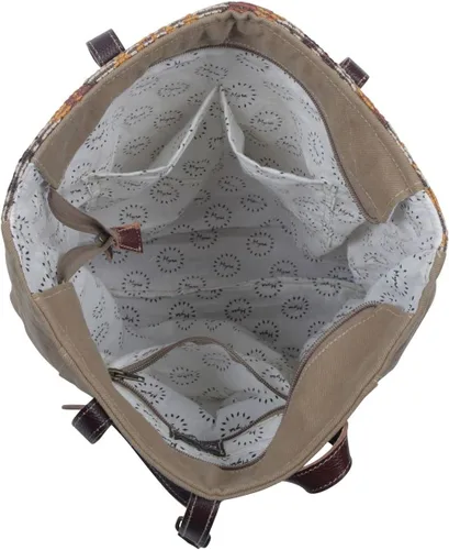 Vista 5 de Myra Bag Bolso tote de cuero occidental para mujer - Iridescence, Iridiscente