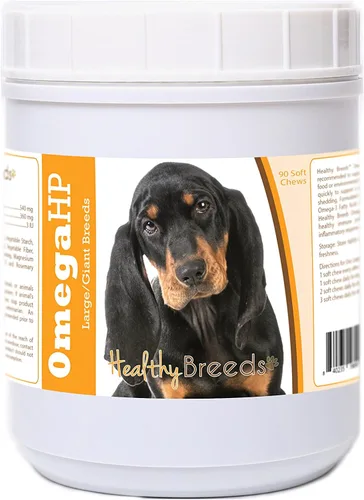 Vista 194 de Healthy Breeds Affenpinscher Omega HP - Masticables suaves para piel y pelaje, 60