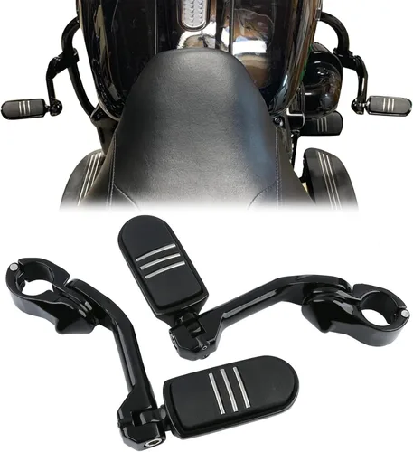 Vista 3 de Juego de 2 clavijas delanteras universales compatibles con motocicleta Touring Dyna Peg Mount