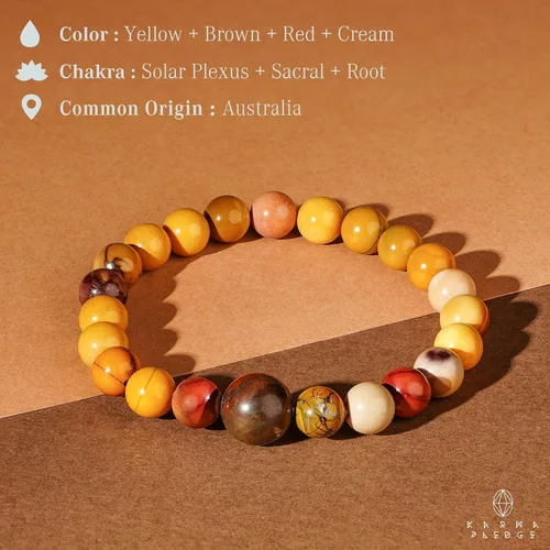 Vista 69 de Pulseras de cristal curativo para mujeres y hombres, espiritual, energía positiva y equilibrio, pulseras de cuentas de cristal natural hechas a mano