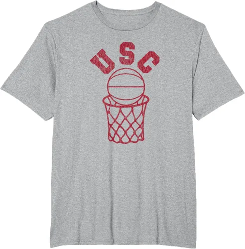 Vista 18 de USC USC Basketball Trojans - Camiseta de aro estilo retro de los años 80