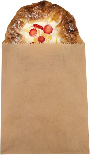 Vista 18 de Restaurantware Bag Tek - Bolsas de sándwich de 7 x 5 pulgadas, 100 bolsas de panadería a prueba de grasa, desechables para microondas, papel negro
