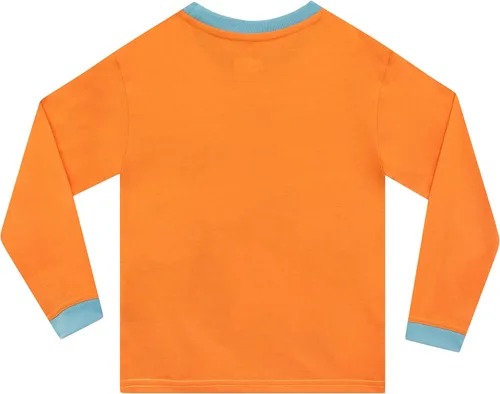Vista 6 de Peppa Pig Conjunto de pijama de manga larga para niños de George Pig Tractor Farm