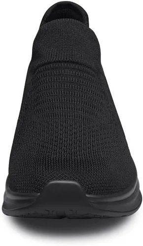 Vista 3 de Vidbiv - Zapatos sin cordones para hombre, zapatos casuales para caminar, ligeros, transpirables, cómodos para el trabajo, viajes, regalos