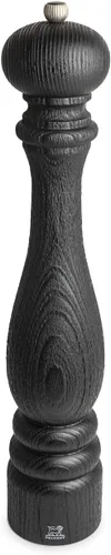 Vista 11 de Molinillo de pimienta de madera reciclada manual y su pimienta de comercio justo, acabado negro, 3.9 in - 4 pulgadas