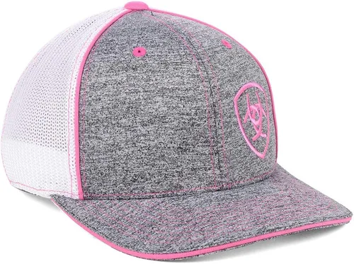 Vista 3 de ARIAT Gorra para mujer 1504930 rosagris jaspeado Gris jaspeadoRosaBlanco