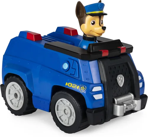 Vista 6 de Paw Patrol 6054190 Chase - Crucero de policía a control remoto con dirección de 2 vías, para niños de 3 años en adelante, multicolor