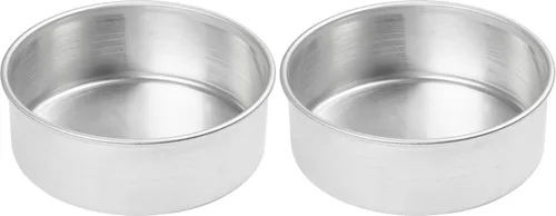 Vista 2 de Winco Molde redondo para tartas de capa de aluminio resistente, 8" x 3