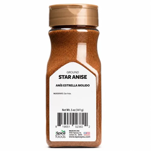 Vista 2 de iSpice - Especias en polvo de anís estrellado molido - 4.97 oz