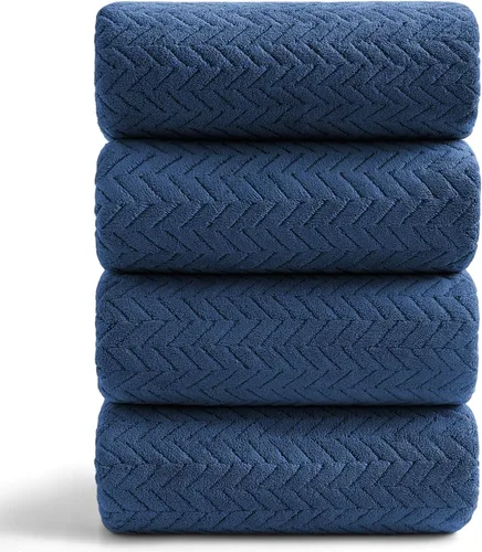 Vista 30 de Ferdilan Juego de 8 toallas de baño extra grandes, 2 toallas de baño de gran tamaño (35 x 70 pulgadas), 2 toallas de mano, 4 toallas para la cara