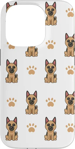 Vista 17 de Funda con diseño de pastor alemán para iPhone 16