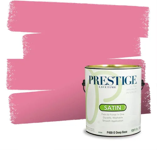 Vista 190 de Prestige Paints Pintura exterior e imprimación en uno, 1 galón, plano, coincidencia comparable de Valspar* Amber Rose*