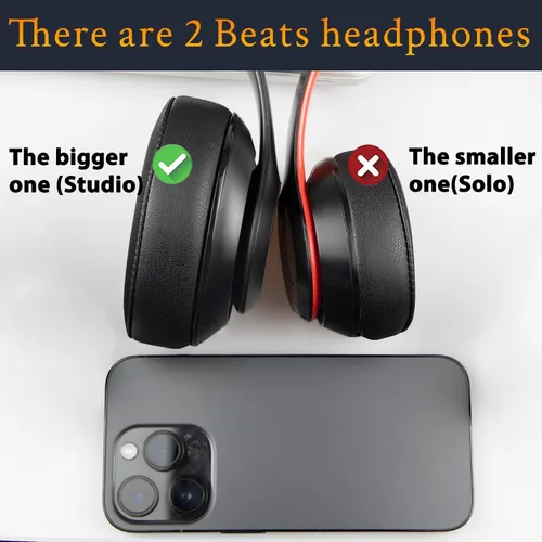 Vista 3 de SoloWIT Almohadillas de gel refrescante de repuesto para auriculares Beats Studio 2 y Studio 3 con cable e inalámbricos, almohadillas con espuma