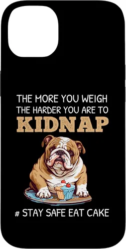 Vista 15 de English Bulldog Dog Lover Funny Quote Stay Safe Eat Cake Case for iPhone 17