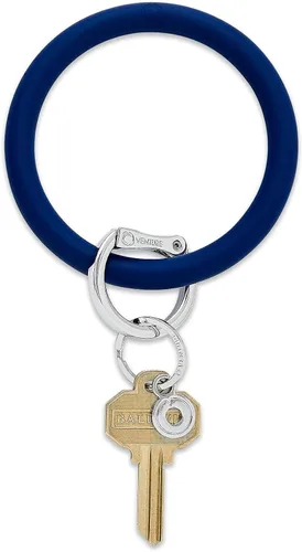 Vista 13 de Oventure Big O Key Ring - Llavero de silicona para mujer con cierre de bloqueo Back In Black