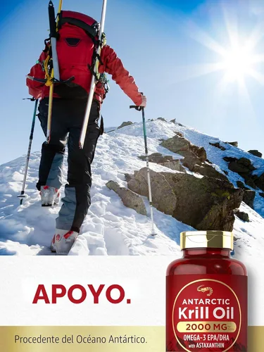 Vista 6 de Carlyle Aceite de krill antártico 2000mg 120 cápsulas blandas Máxima