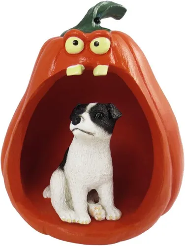 Vista 88 de Conversation Concepts Figura de Corgi galés de Halloween y calabaza Welsh Corgi Pembroke