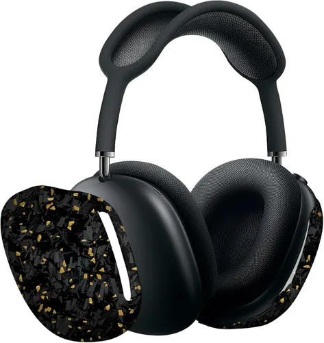 Vista 20 de MONOCARBON Funda de fibra de carbono real para AirPods Max (2024/2020), cubierta protectora de grado militar para auriculares Apple Max, único Azul