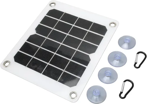Vista 9 de Kit de panel solar, cargador de energía monocristalino de 20 vatios y 5 voltios, panel solar portátil USB, ahorro de energía, para estación