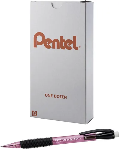 Vista 13 de Pentel Champ Starter Set con lápiz automático con plomo, (0.020 in), surtido, paquete de 2 (A2CBP)