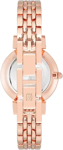 Vista 2 de Anne Klein - Reloj de brazalete para mujer con cristales de Swarovski y malla acentuada