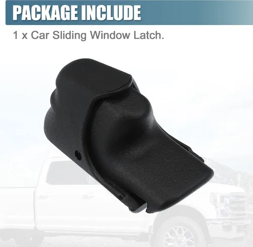 Vista 7 de X AUTOHAUX Pestillo de bloqueo de ventana deslizante manual trasero para Ford F250 F350 F450 F550 Super Duty 1999-2010 Pestillo de ventana trasera