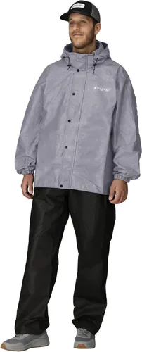 Vista 15 de FROGG TOGGS - Chaqueta impermeable y transpirable para hombre Classic Pro Action para lluvia Azul marino