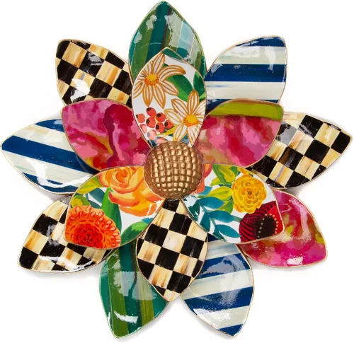 Vista 8 de MACKENZIE-CHILDS Wallflower, Decoración de Pared Floral Colgante, Pequeña