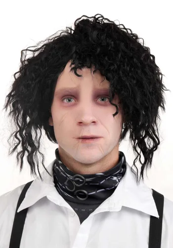 Vista 3 de Disfraz de hombre Camisa Blanca Edward Scissorhands Multicolor