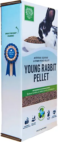 Vista 3 de Small Pet Select - Alimento de pellets para conejo joven, 5 libras (paquete de 2)