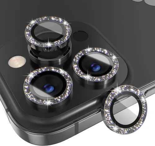 Vista 447 de Choiche Compatible para iPhone 16 Pro/iPhone 16 Pro Max Protector de Lente de Cámara, Vidrio Templado 9H Protector de Pantalla de Cubierta de Cámara