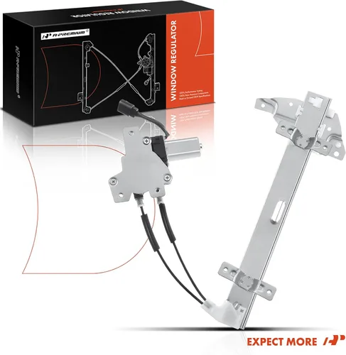 Vista 9 de A-Premium Elevalunas eléctrico con motor compatible con Pontiac Grand Prix 1997-2003 Sedan trasero izquierdo del lado del conductor