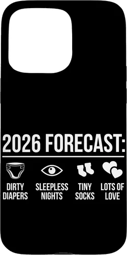Vista 31 de Funny New Parents Future Mom Dad to Be 2026 Expecting Couple Case for iPhone 17