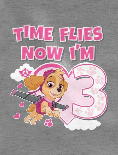 Vista 2 de Sudadera de cumpleaños para niña, diseño de Patrulla Canina Skye