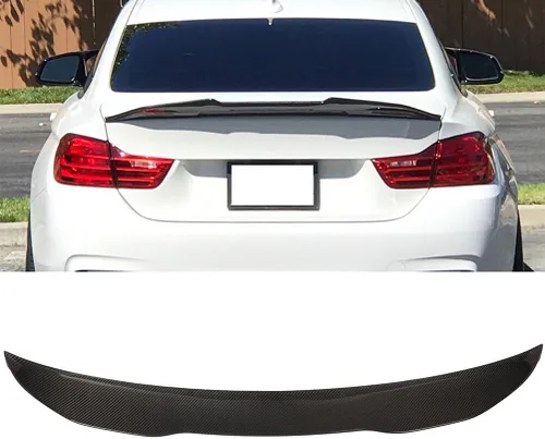 Vista 6 de SCITOO Alerón de fibra de carbono para ventana trasera para BMW F32 420i 428i 430i 435i 440i Coupé negro brillante alerón trasero