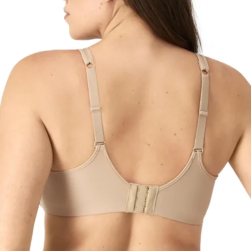 Vista 2 de Bali Brasier sin costuras con aros para mujer, One Smooth U Brasieres con aros moldeadores para mujeres, tirantes convertibles, ultraligero