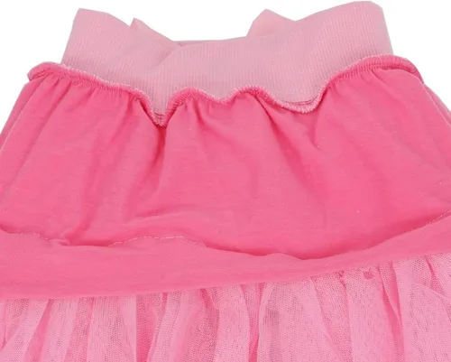 Vista 4 de Falda tutú de tutú de tul de tortuga y conejo para niñas pequeñas y grandes.