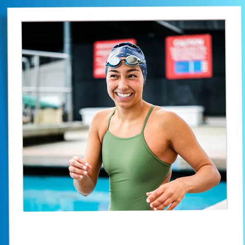 Vista 9 de Sporti Gorra de natación de silicona con diseño gráfico con altura de 7.6 pulgadas, apertura de 7.5 pulgadas, gorra de natación antideslizante